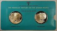 Exonumia Medal Henrietta Szold & Stephen Wise 1oz Silver -History of the Jewish People-45 -