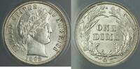 USA Dime 1892-O Barber Silver 10c ANACS MS-60 Details Cleaned (Better Coin) GBr -