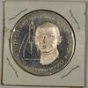Exonumia Medal The Goddard Rocket Silver Space US' First Successful Rocket In 2x2 Flip -