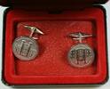 Exonumia Pair of Cuff Links From the Royal Canadian Mint, In Beautiful Case -