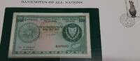 Banknoten 500 Mil Cyprus Banknote Crisp Uncirculated in Stamped Envelope -