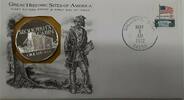 Exonumia Medal Sallisaw, Oklahoma Great Historic Sites Proof Silver 1st Day Cover -