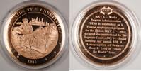 Exonumia Bronze Proof Medal WPA Aids the Unemployed -
