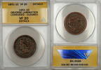 USA Large Cent 1851 Braided Hair  Coin ANACS VF-20 Details Corroded-Clea... 40.50 US$ Tax includedfree shipping