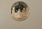 Exonumia Medal New York Governors Commonwealth Proof Sterling Silver 1 Oz Cover -