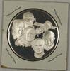 Exonumia Medal Postmasters of America Commemorative Issue Silver Goddard Rocket -