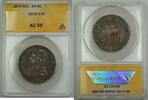 USA Half Dollar Capped Bust Silver Coin 50c ANACS AU-50 GBr -