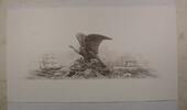 Briefmarken FUN B 134 1990 Proof Eagle Revenue Cutters Vignettes Brown -