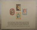 Briefmarken F Four Statues of Washington DC with seven lines of text -