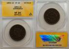 USA Large Cent 1852 1c Coin ANACS VF 20 Details Corroded VF 20 Details C... 39.55 US$ Tax includedfree shipping