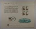 Briefmarken BEP souvenir card B 73 ASDA 1972 8¢ Tom Sawyer stamp Visitors center cancel -
