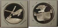 Exonumia Medal Postmasters of America Commemorative Issue Silver ISS Sky Lab -