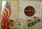 Exonumia Medal Philadelphia Mint Brass First Day Commemorative Cover with Stamps -