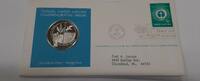 Exonumia Medal United Nations FDC with Commemorative Silver - Human Environment -