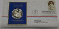 Exonumia Medal Postmasters Of America Commemorative Silver Emily Dickinson -