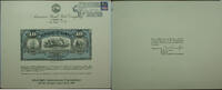 Banknoten $10 Silver ABNC souvenir card SO 57 1987 ANA Cert Face Rep of Hawaii Cancel -