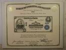 Banknoten 1902 $ BEP souvenir Card B 104 Fort worth 1987 face $5 national -
