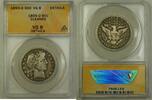 USA Half Dollar 1895-O US Barber Silver 50c Coin ANACS VG-8 Details Cleaned -
