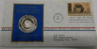 Exonumia Medal Postmasters Of America Commemorative Silver SF Cable Cars -