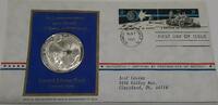 Exonumia Medal Postmasters Of America Commemorative Silver US Decade in Space -
