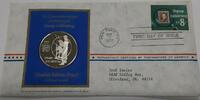 Exonumia Medal Postmasters Of America Commemorative Silver Stamp Collecting -