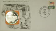 Exonumia Medal Mesa Verde Colorado Great Historic Sites Proof Silver First Day Cover -