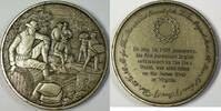 Exonumia Medal Franklin Mint Jamestown Large Commemorative Fine Pewter -