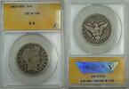 USA Half Dollar 1914 Barber Silver ANACS G-8