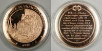 Exonumia Bronze Proof Medal Great Rise in Unemployment -