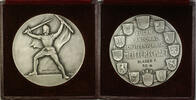 Exonumia Medal Zug Switzerland Silver Swiss Shooting R45 in Original Case -