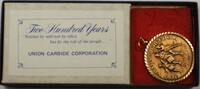 Exonumia Bronze Two Hundred Years of Freedom Pendant in Box with COA -