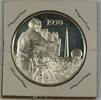 Exonumia Medal Television: A Communications Revolution Silver in 2x2 Cardboard Flip -