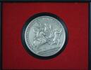 Exonumia LT Col John E Howard America's First Medals- U.S.Mint Pewter with Display Case -