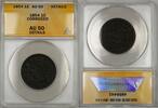 USA Large Cent 1c Coin ANACS AU 50 Details Corroded -