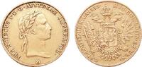 Italy-Lombardy Francis I. 1835 1/2 sovrano 1835 ss