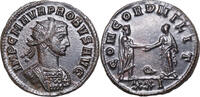 Probus (276-282) AE Antoninian Siscia, Kaiser mit Concordia
