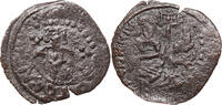 ANDRONICUS II. with MICHAEL IX. AE Assarion (1295-1320) Konstantinopel, SELTEN! s