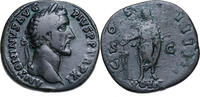 Antonius Pius (138-161) Æ Sesterz Rom, Kaiser opfert Patera über Tripod.... 173.48 US$  +  33.76 US$ shipping