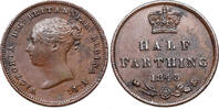 Victoria (1837-1901) 1/2 Farthing London, 1843 ss+ 57.05 US$  +  33.76 US$ shipping