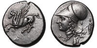 Korinthia, Korinth (~350-285 BCE) AR Stater Athena / Pegasos. TOP! -
