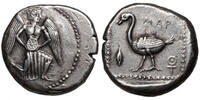 Kilikien. MALLOS (~440-390 BCE) geflügelte Gottheit (Kronos?) / Schwan. Sehr Selten AR Stater  ss, tooled