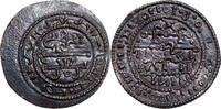 Ungarn, Bela III (1172-1196) AE Dinar Pseudo-Kufische Legende -
