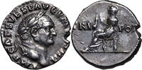 Vespasianus (69-79) AR Denar Rom, 72-73. Vesta thront. Gutes Portrait! vz- 279.43 US$  +  33.76 US$ shipping