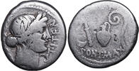 C. Julius Caesar (49-44 BCE) AR Denar Mzst Sizilien. Ceres, Priestergerä... 337.64 US$  +  33.76 US$ shipping