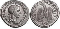 AR Tetradrachme  Gordianus III. (238-244) Antiochia am Orontes. Adler. Prachtexemplar! Glanz! st