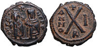 Phocas und Leontia (602-610) AE Decanummium Theoupolis (Antioch). X, ANN... 98.15 US$  +  45.03 US$ shipping