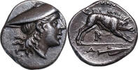 Aetolische Liga (205-150 BCE) AR Triobol Kopf der Aitolia / EBER, darunt... 750.56 US$  +  56.58 US$ shipping