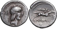 L. Calpurnius Piso Frugi (90 BCE) AR Denar Rom. APOLLO mit Lorbeerkranz,... 183.60 US$  +  45.03 US$ shipping