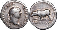 Titus Caesar (69-79) AR Denar unter Vespasian Rom, 77/78. SAU mit Ferkel... 277.13 US$  +  45.03 US$ shipping