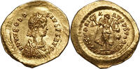Theodosius II. (408-450) AV Tremissis Konstantinopel. Viktoria mit Kranz... 1,027.69 US$  +  56.58 US$ shipping